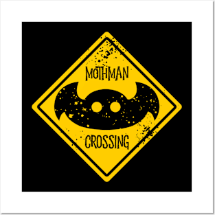 Mothman Crossing Posters and Art